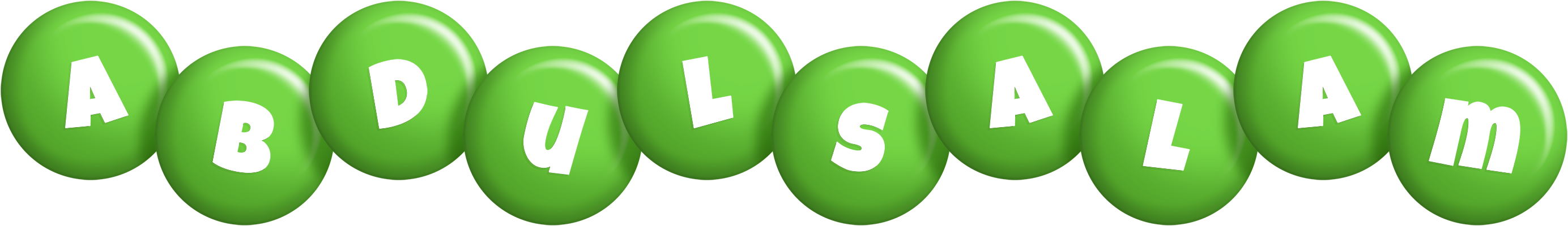 Abdulsalam candy-green logo