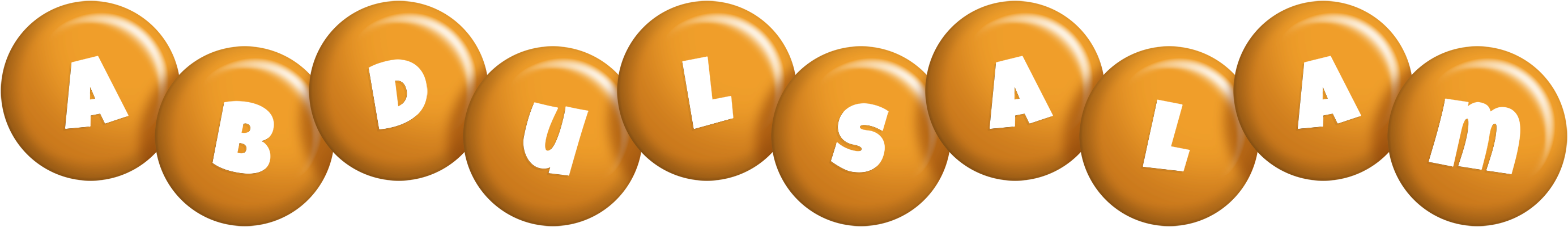 Abdulsalam candy-orange logo
