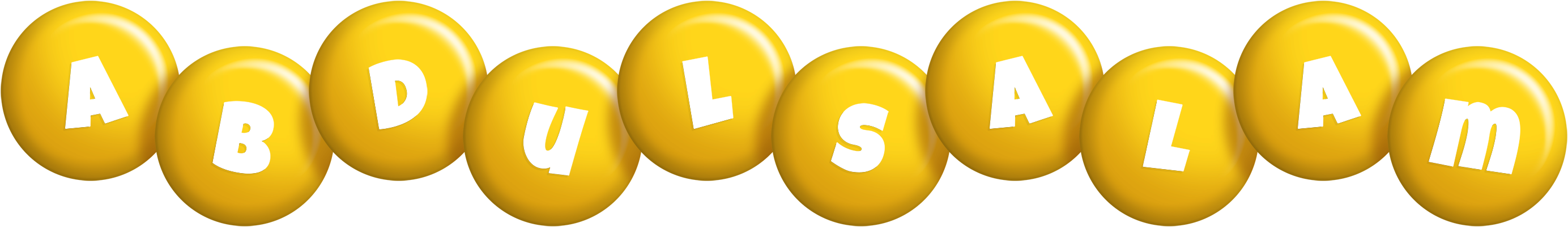 Abdulsalam candy-yellow logo