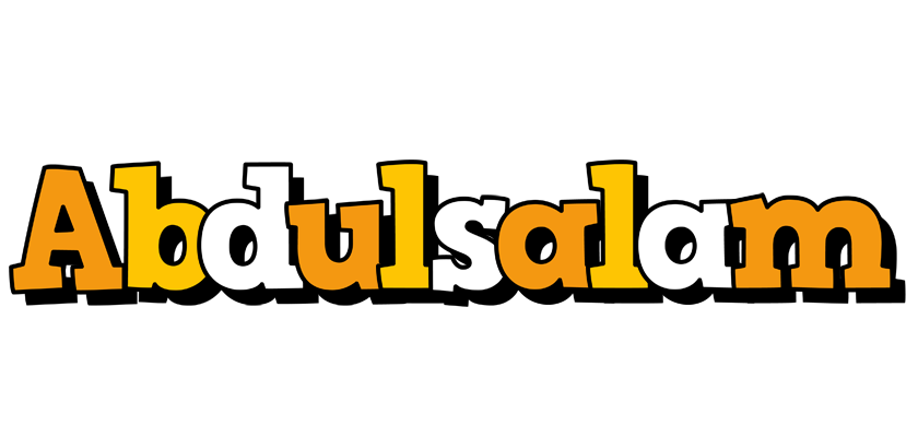 Abdulsalam cartoon logo