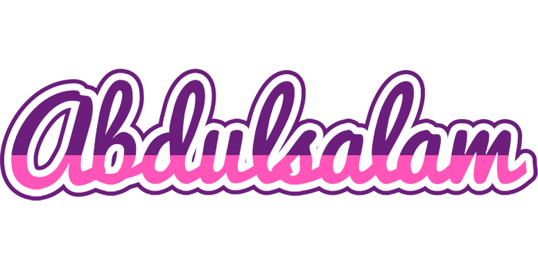 Abdulsalam cheerful logo