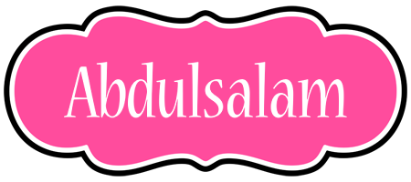 Abdulsalam invitation logo