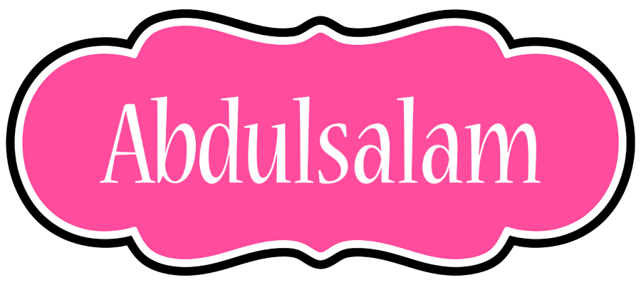 Abdulsalam invitation logo