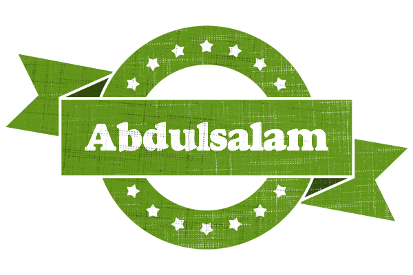 Abdulsalam natural logo