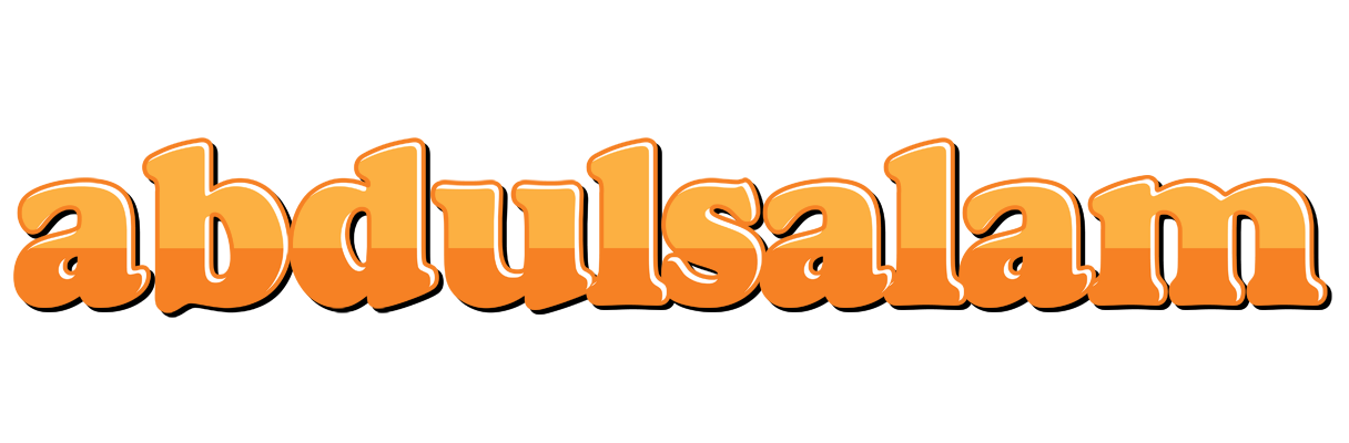 Abdulsalam orange logo