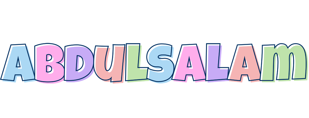 Abdulsalam pastel logo