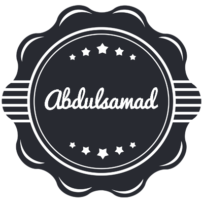 Abdulsamad badge logo