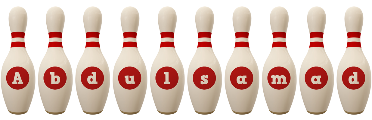 Abdulsamad bowling-pin logo