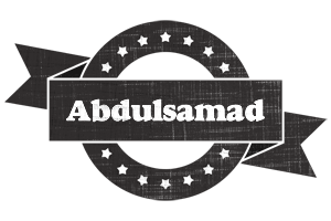 Abdulsamad grunge logo