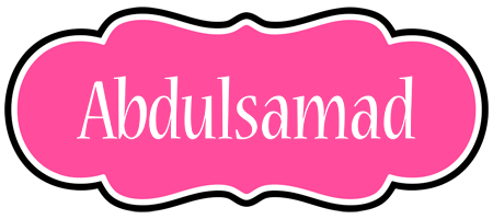 Abdulsamad invitation logo