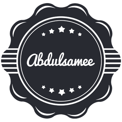Abdulsamee badge logo