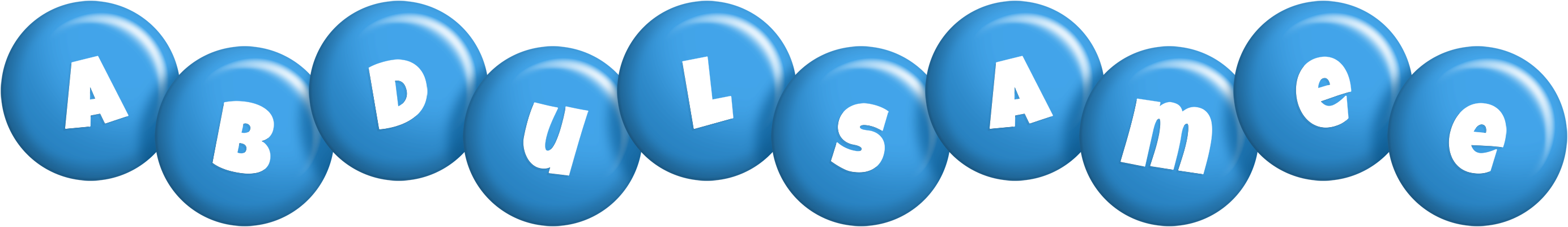 Abdulsamee candy-blue logo