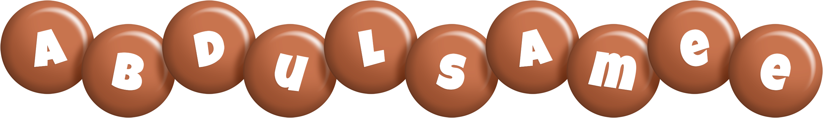 Abdulsamee candy-brown logo