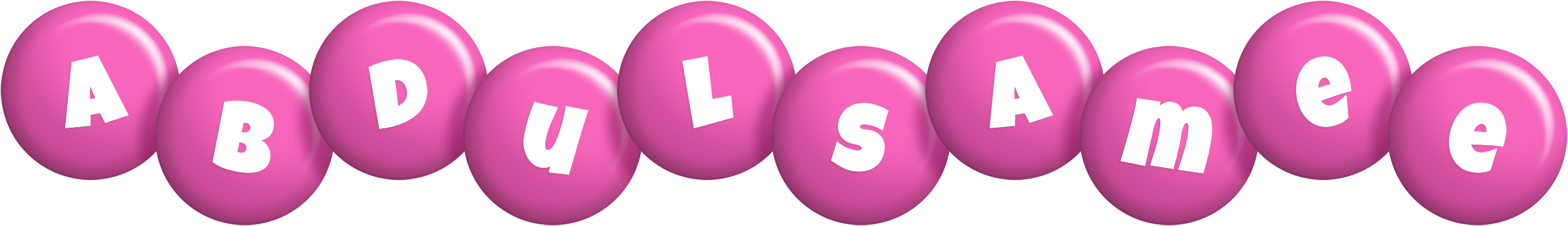 Abdulsamee candy-pink logo