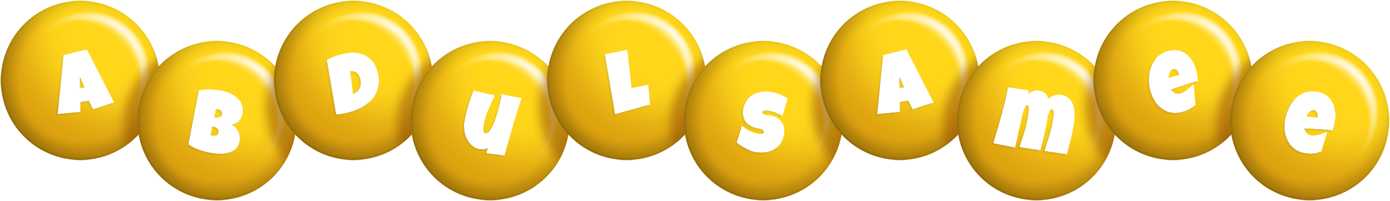 Abdulsamee candy-yellow logo