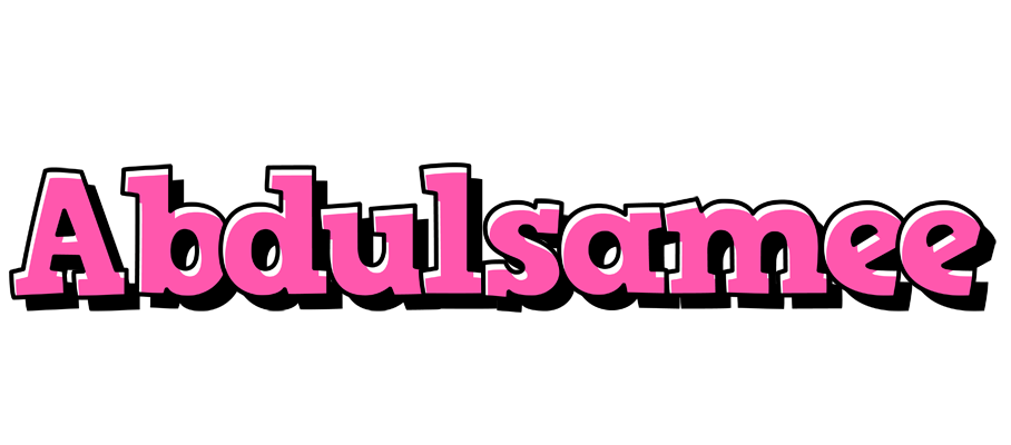 Abdulsamee girlish logo