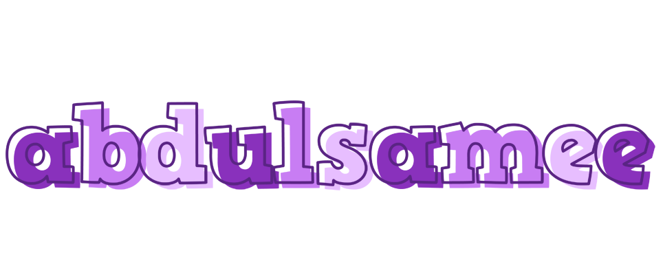 Abdulsamee sensual logo