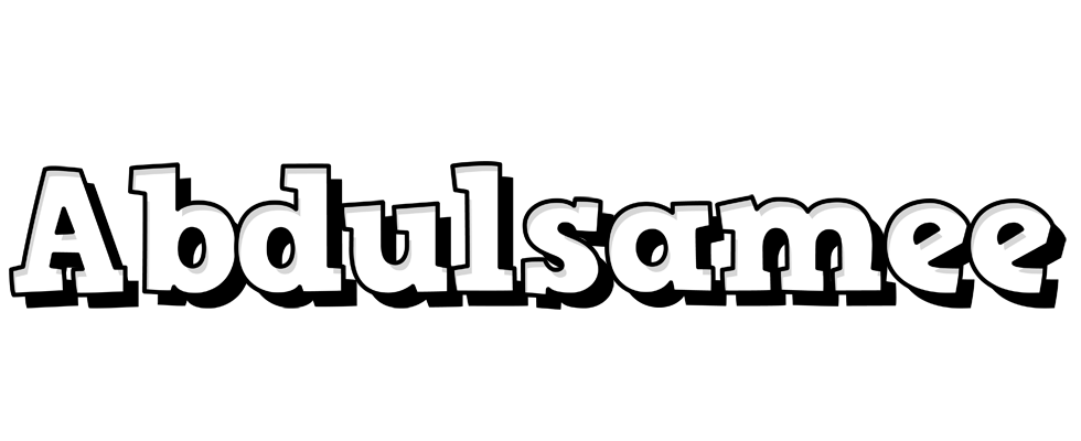 Abdulsamee snowing logo