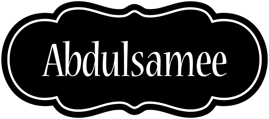 Abdulsamee welcome logo
