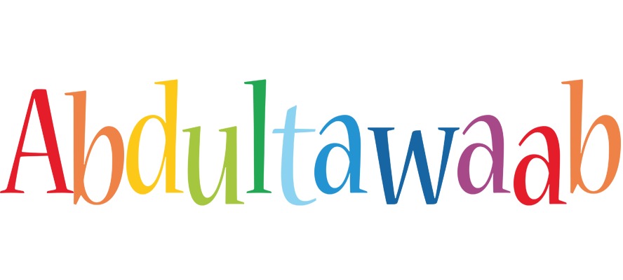 Abdultawaab birthday logo