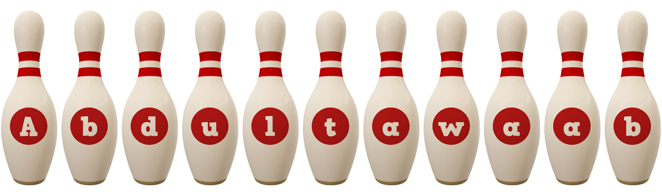 Abdultawaab bowling-pin logo