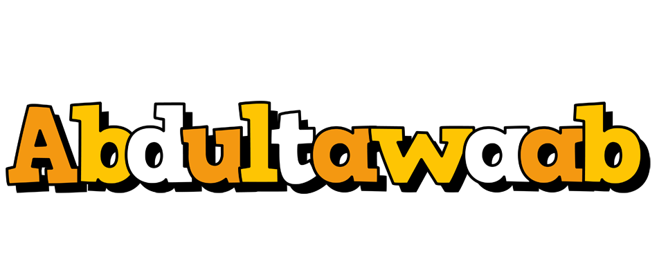 Abdultawaab cartoon logo