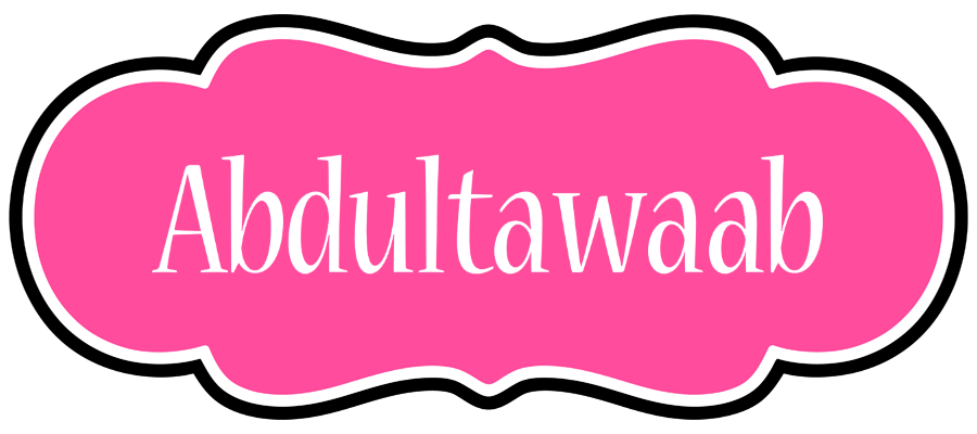 Abdultawaab invitation logo
