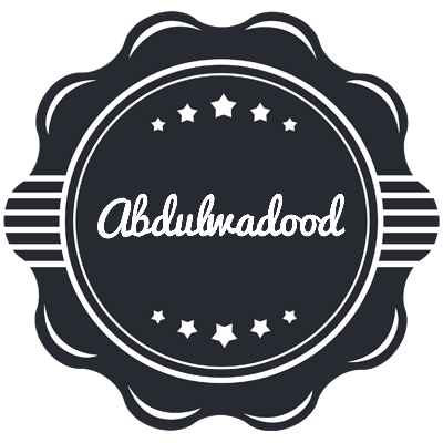 Abdulwadood badge logo