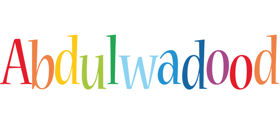 Abdulwadood birthday logo