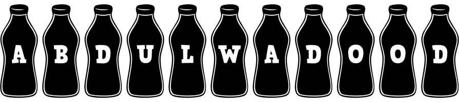 Abdulwadood bottle logo