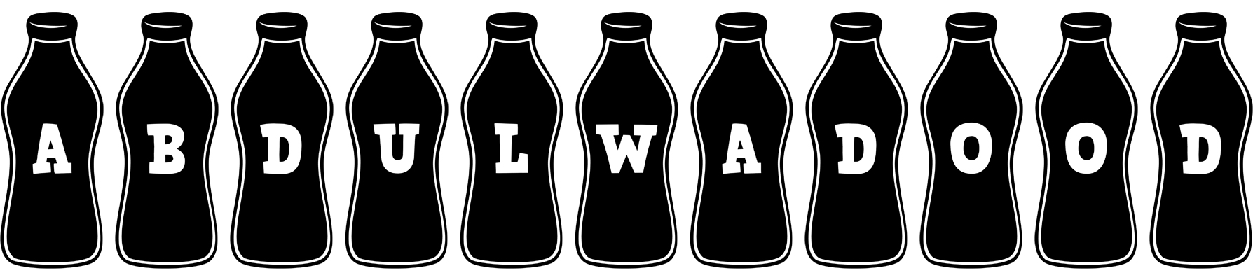 Abdulwadood bottle logo