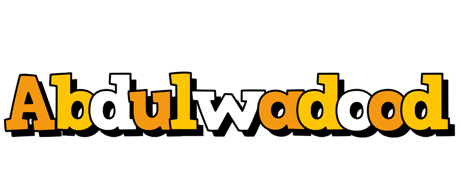 Abdulwadood cartoon logo