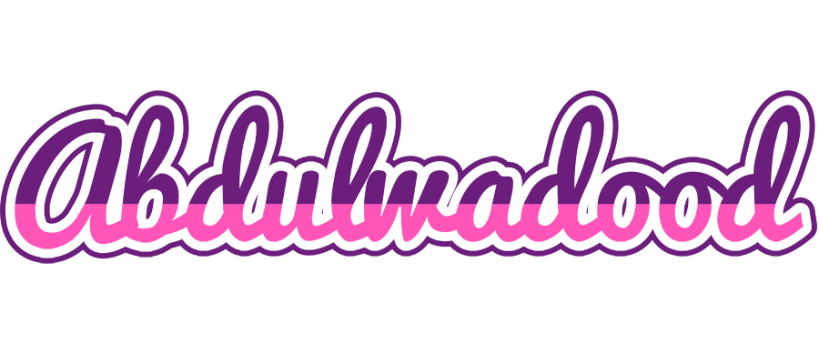 Abdulwadood cheerful logo