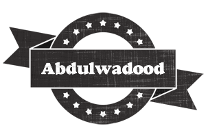 Abdulwadood grunge logo
