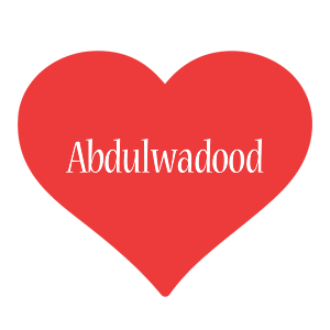 Abdulwadood love logo
