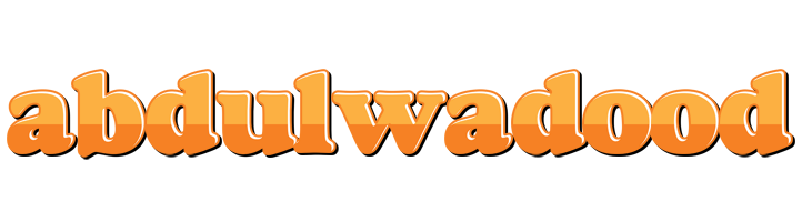 Abdulwadood orange logo