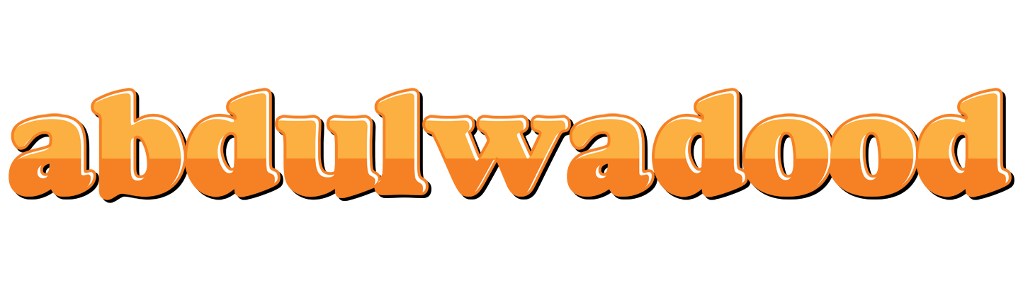 Abdulwadood orange logo