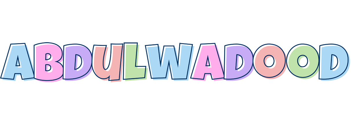 Abdulwadood pastel logo