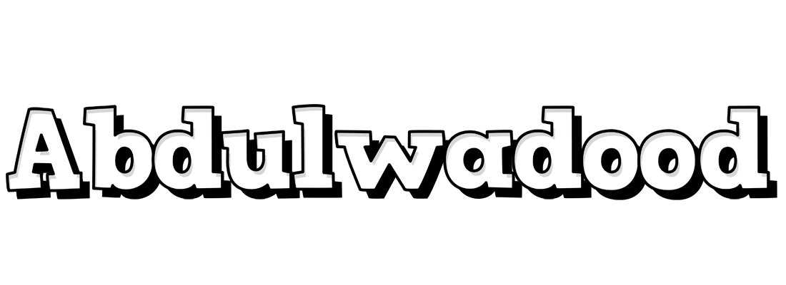 Abdulwadood snowing logo