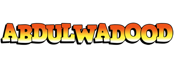 Abdulwadood sunset logo