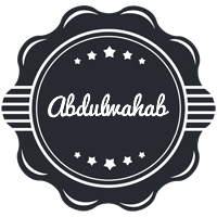 Abdulwahab badge logo