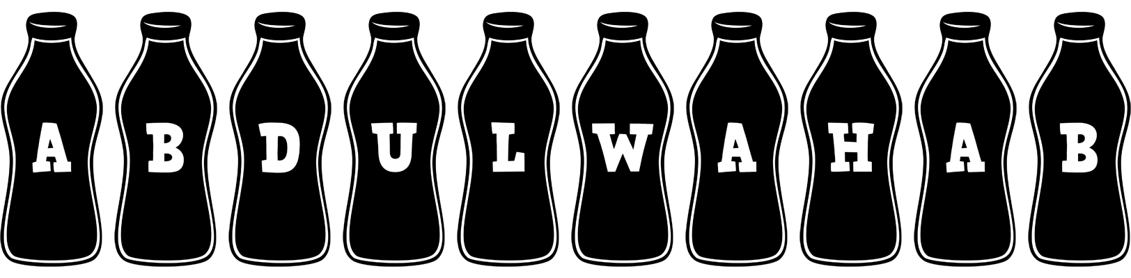 Abdulwahab bottle logo