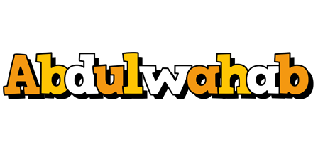 Abdulwahab cartoon logo