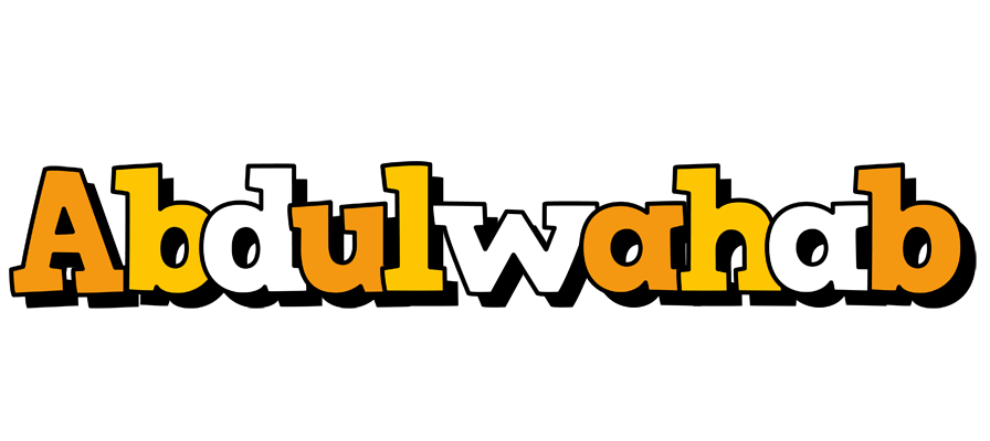 Abdulwahab cartoon logo