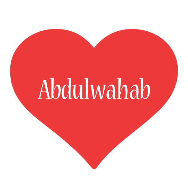 Abdulwahab love logo
