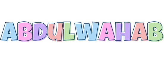 Abdulwahab pastel logo