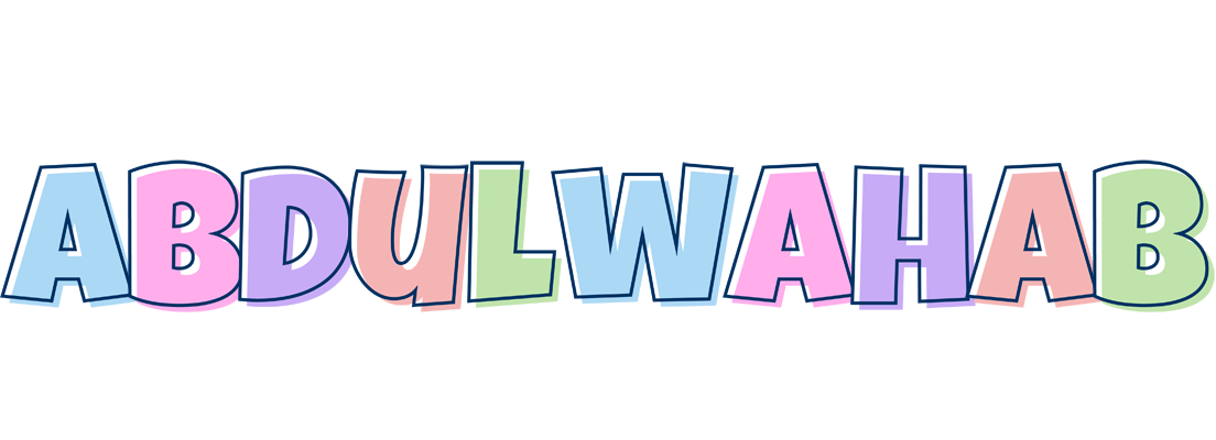 Abdulwahab pastel logo