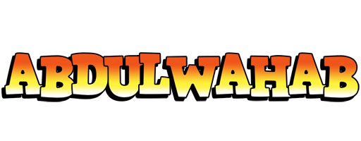 Abdulwahab sunset logo