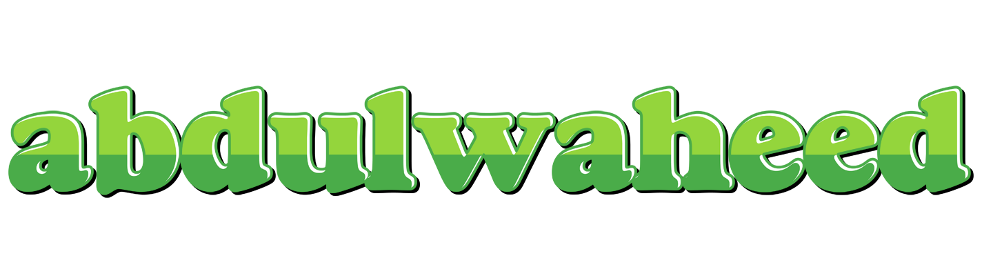 Abdulwaheed apple logo