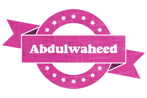 Abdulwaheed beauty logo